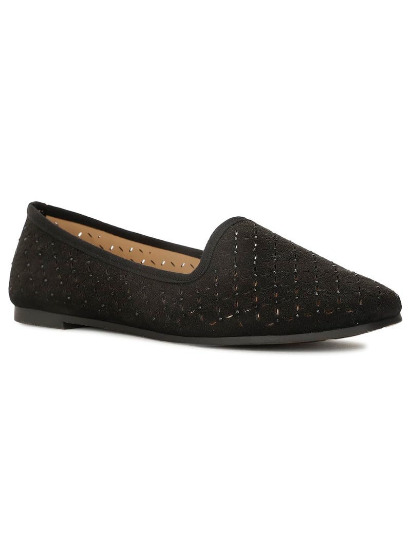 Bata Women's Marge Lofer E 24 Loafer's Black - 5 UK (5516012) - Image 1