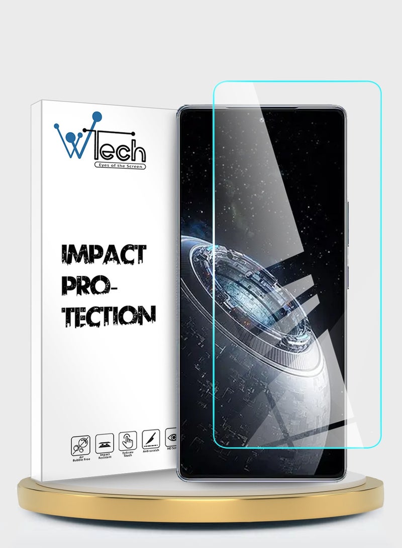 دبليو تيك واقي شاشة من الزجاج المقوى من انفينيكس جي تي 20 برو 5 جي 2024 بريميوم سيريز 9H 2.5D - شفاف - Image 1