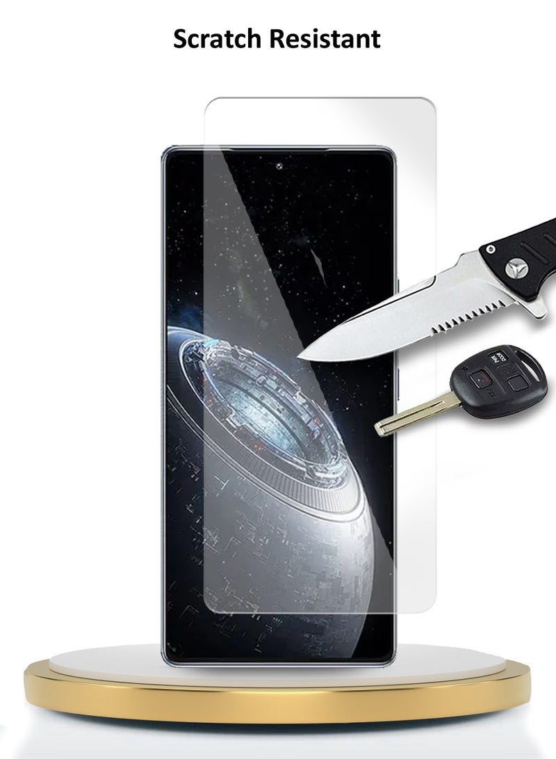 دبليو تيك واقي شاشة من الزجاج المقوى من انفينيكس جي تي 20 برو 5 جي 2024 بريميوم سيريز 9H 2.5D - شفاف - Image 3