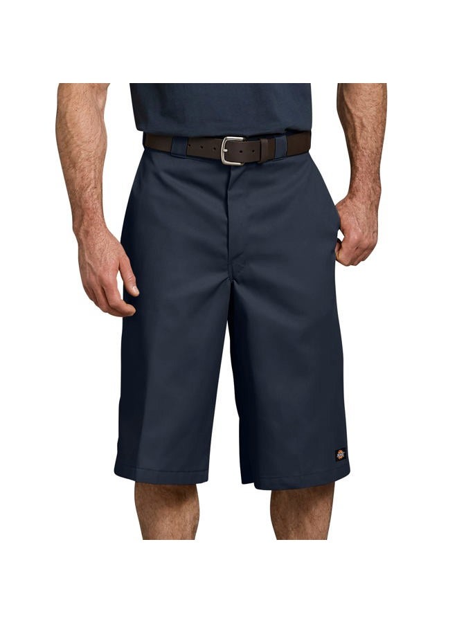Dickies (46 خصر × عادي، كحلي داكن) - شورت عمل للرجال بطول 38 سم مع جيب متعدد الاستخدامات - Image 1