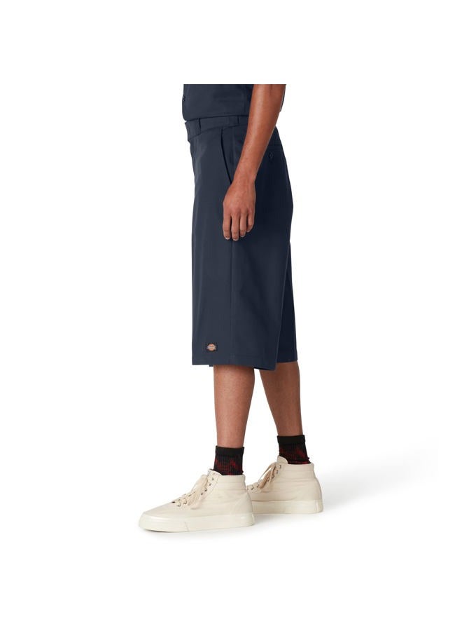 Dickies (46 خصر × عادي، كحلي داكن) - شورت عمل للرجال بطول 38 سم مع جيب متعدد الاستخدامات - Image 2