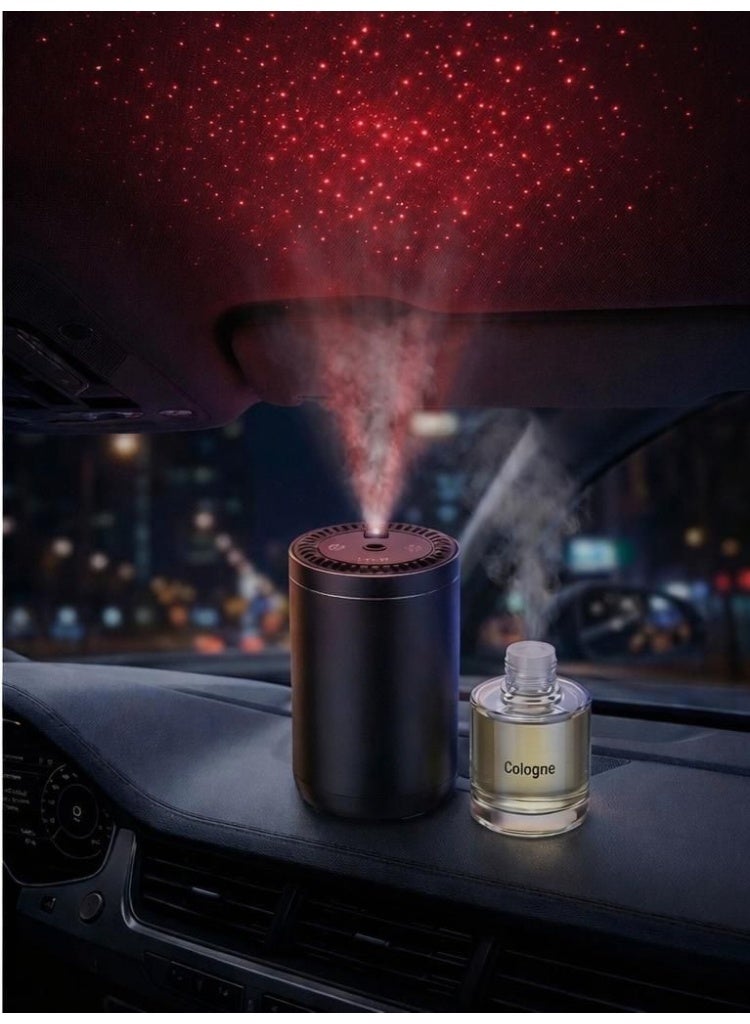 CGS Multi-Color Laser Light Car Diffuser - Captivating Ambiance & Luxury Scent - Image 2
