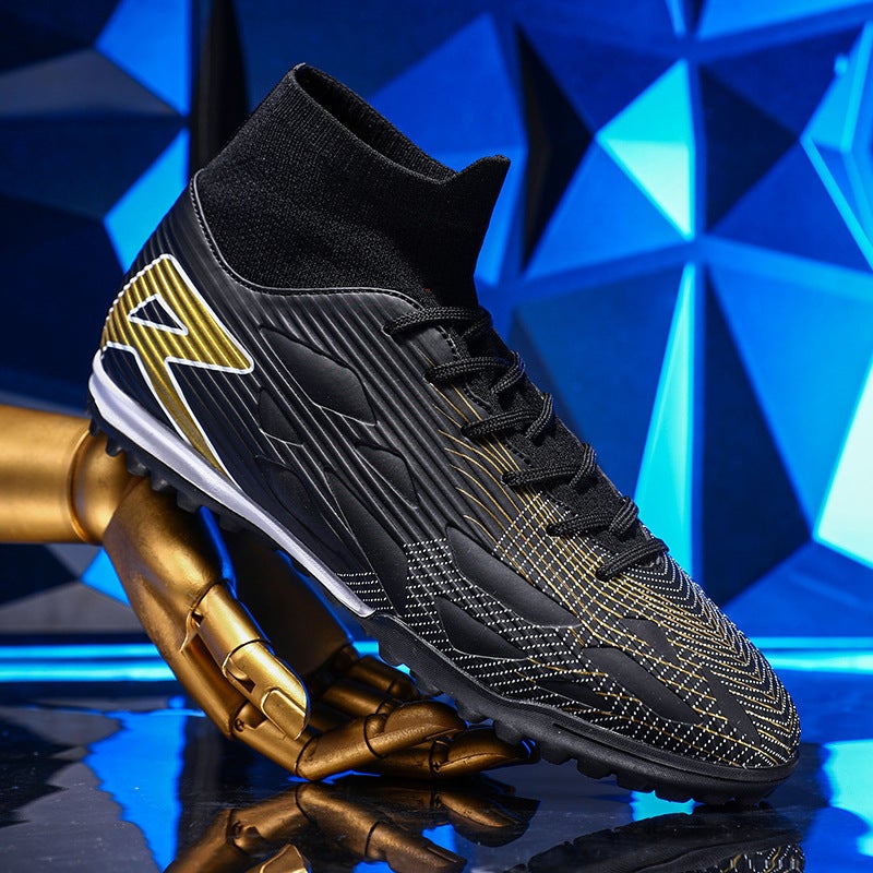 46 Plus Size 47 Soccer Shoes High-Top Male Tf Broken Nails Primary School Students Training Shoes Ag Long Nails Youth Sneaker - Image 5