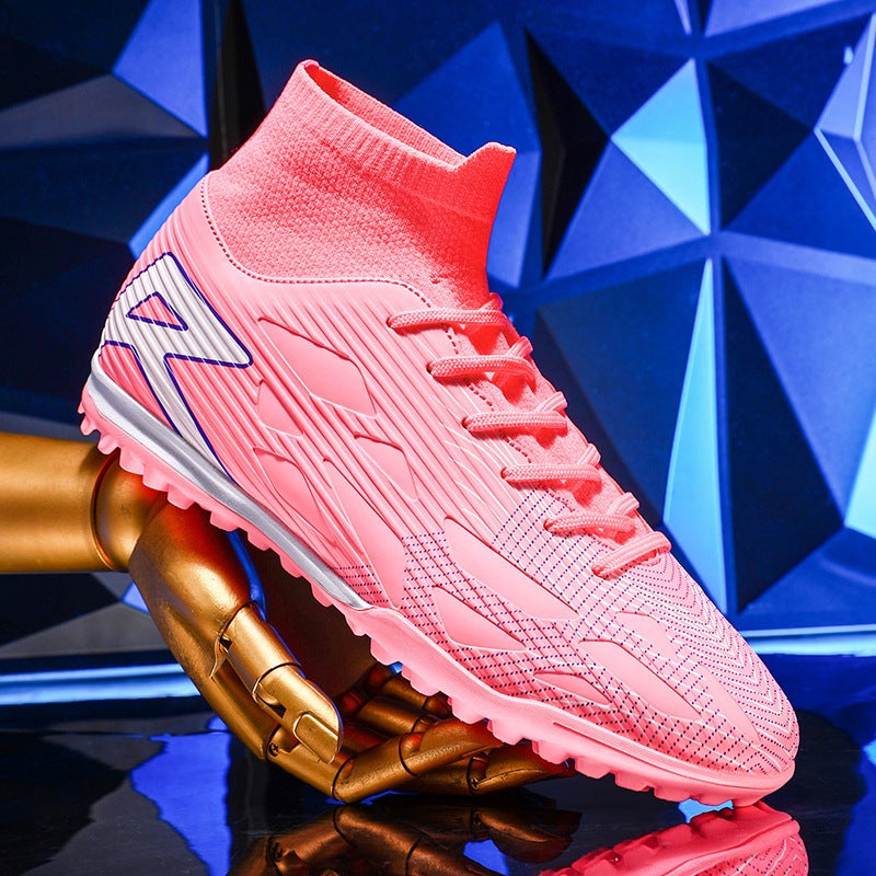 46 Plus Size 47 Soccer Shoes High-Top Male Tf Broken Nails Primary School Students Training Shoes Ag Long Nails Youth Sneaker - Image 3
