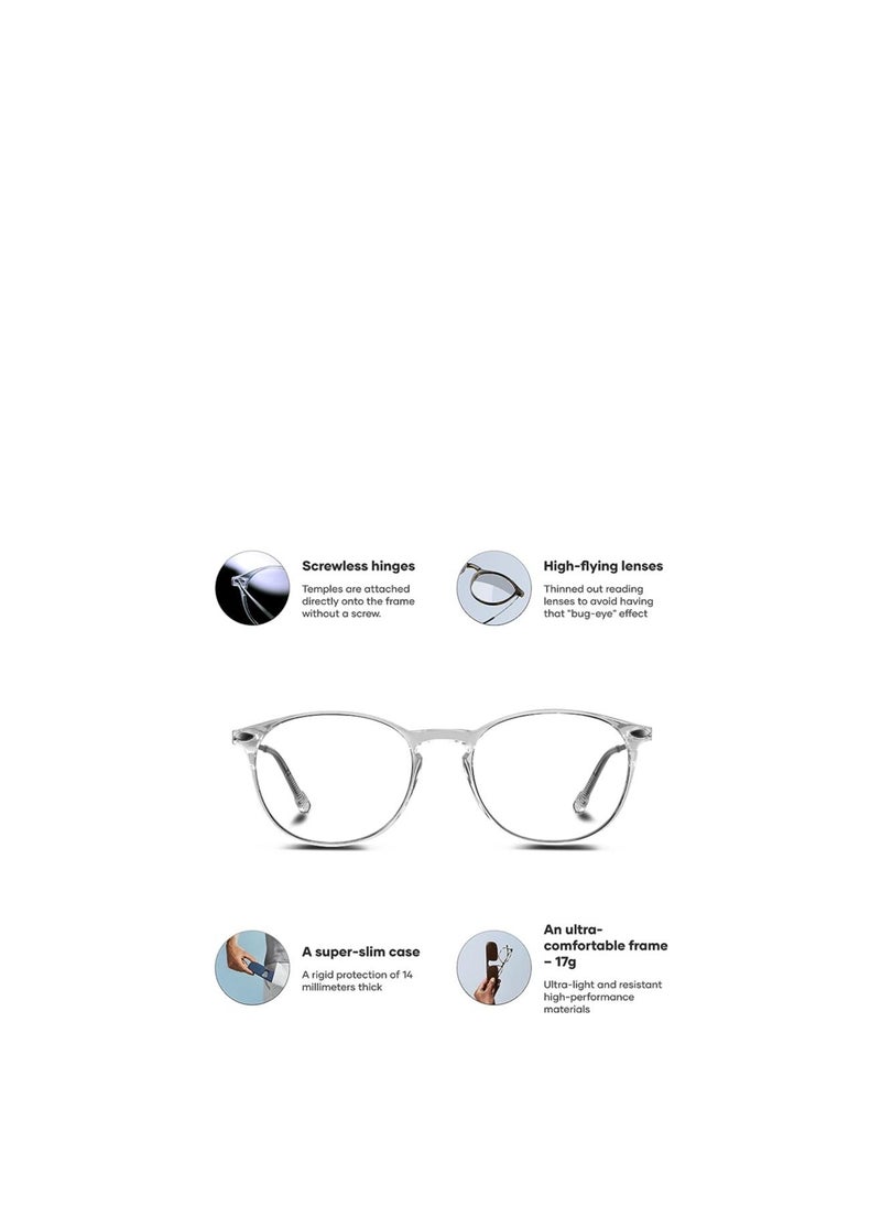 NOOZ - Nooz Cruz Essential Collection Round Reading Glasses Magnifying Glasses for Men and Women - Image 1