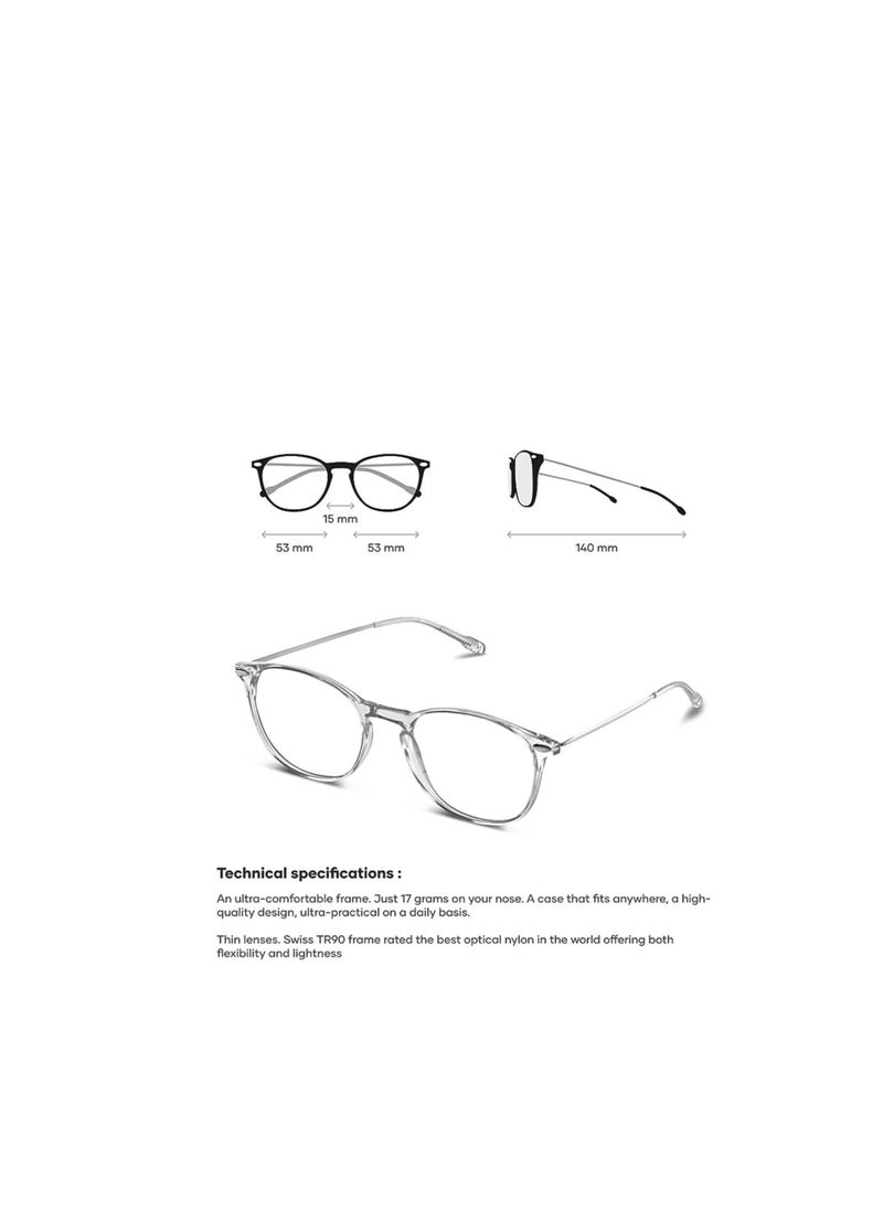 NOOZ - Nooz Cruz Essential Collection Round Reading Glasses Magnifying Glasses for Men and Women - Image 1
