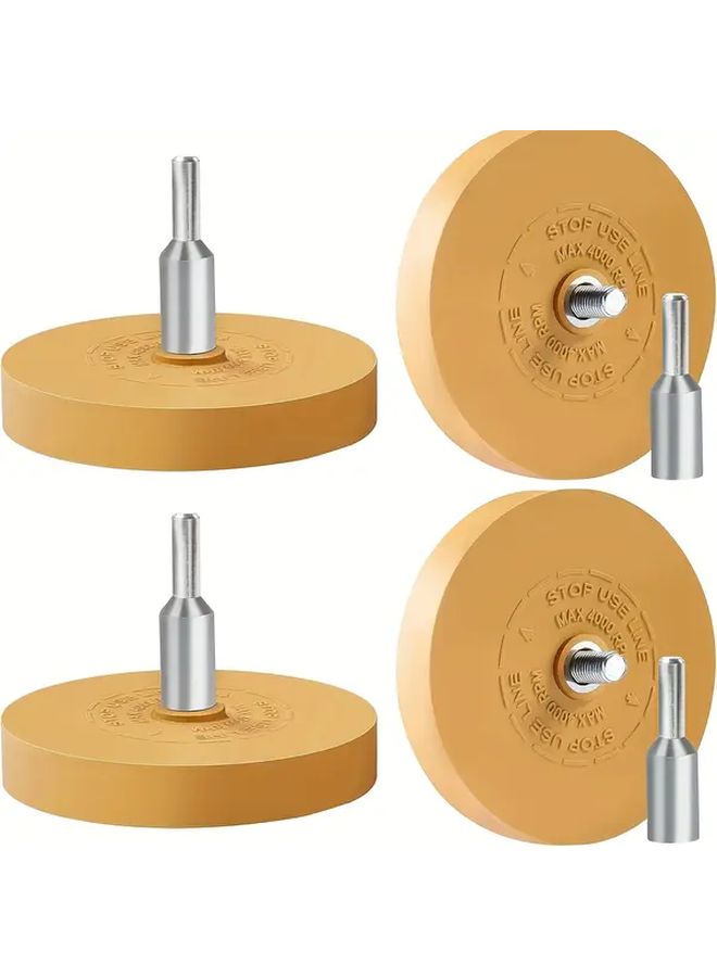 20 Mm Rubber Eraser Wheel For Drill Bit Removal Of Car Stripes Vinyl Tape And Graphics Sticker Remover Tool For Car RV Motorcycle - Image 4
