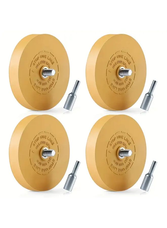20 Mm Rubber Eraser Wheel For Drill Bit Removal Of Car Stripes Vinyl Tape And Graphics Sticker Remover Tool For Car RV Motorcycle - Image 1