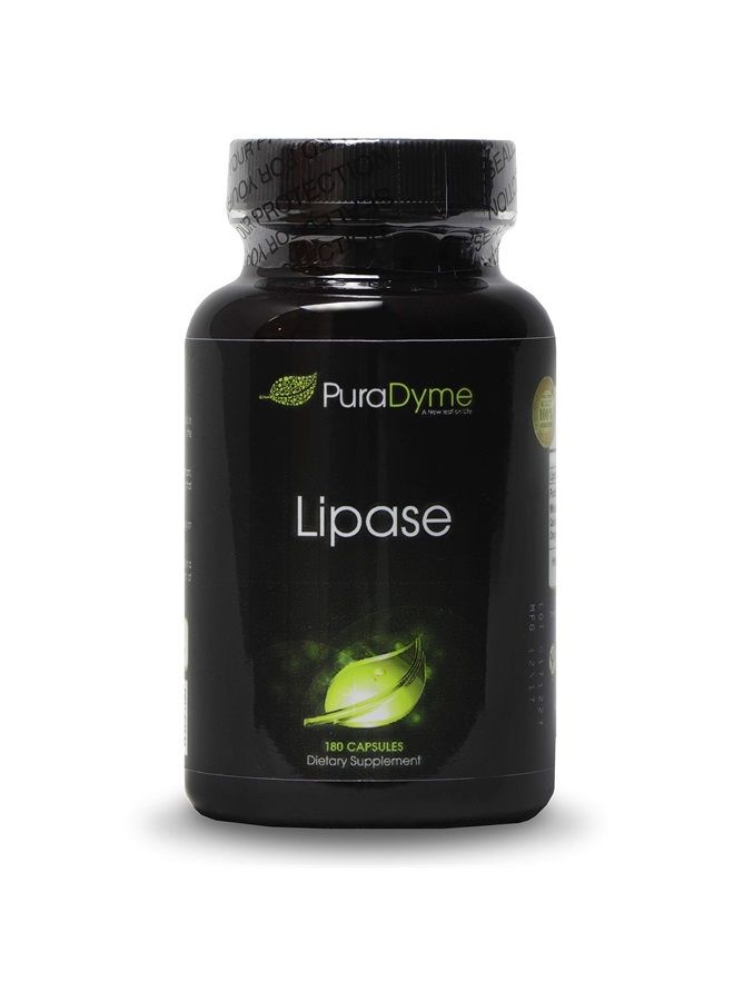 PuraDyme إنزيم الليباز 180 كبسولة إنزيم هضمي (1) - Image 1
