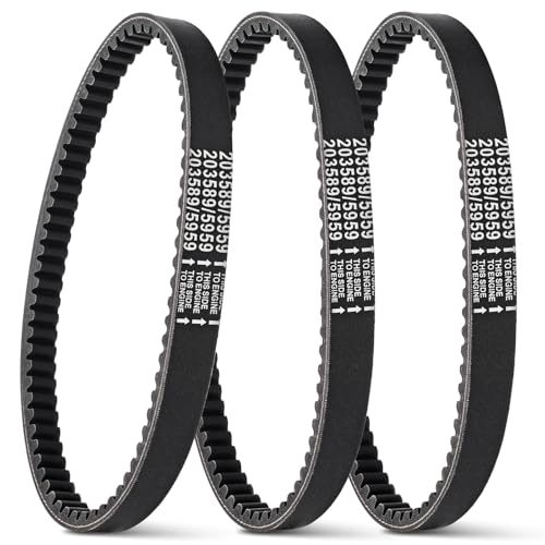 Cheimaxy 3PCS Cheimaxy 30 Series Torque Converter Belt Go Kart Belt for Manco 5959 Comet 203589 Part Replacement - Image 1