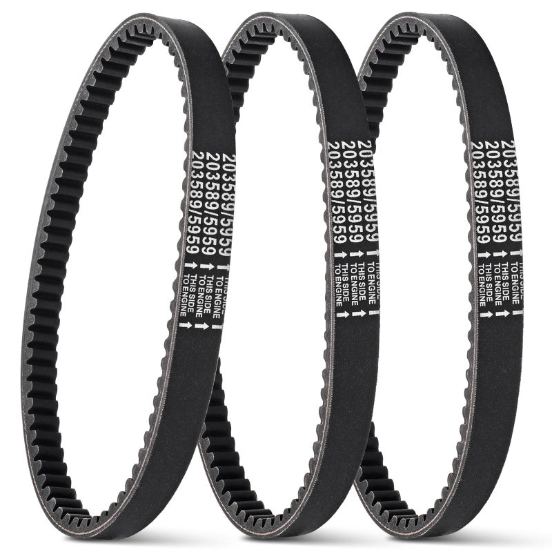 Cheimaxy 3PCS Cheimaxy 30 Series Torque Converter Belt Go Kart Belt for Manco 5959 Comet 203589 Part Replacement - Image 2