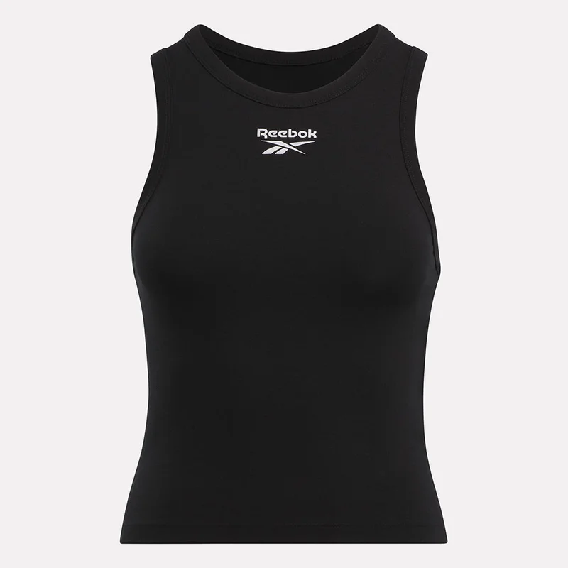 Reebok Black Reebok Rib Tank Women's Top - Black for Women | Best Price UAE