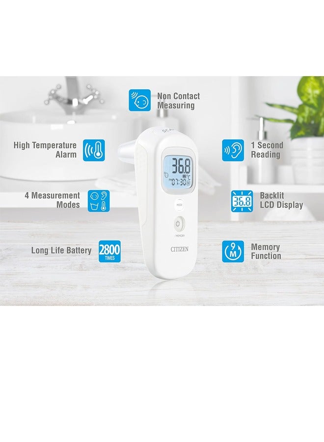 CITIZEN Digital Contactless Thermometer Ear and Forehead CTD711 - Image 4