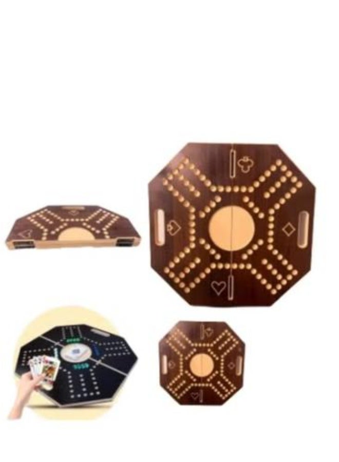 جاكارو لعبة جاكارو خشبية قوية للتخطيط الاستراتيجي حجم وسط 57×57سم (تسفط وتحمل)