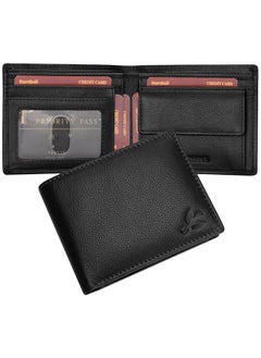 HORNBULL HORNBULL Men's Stylist Black Genuine Leather Wallet with RFID Protection | Branded Gift Wallet for Men  - Image 3