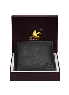 HORNBULL HORNBULL Men's Stylist Black Genuine Leather Wallet with RFID Protection | Branded Gift Wallet for Men  - Image 2