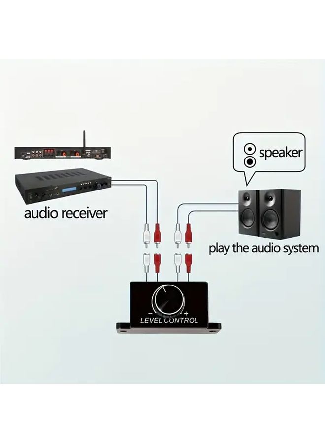 Car Audio Volume Control Dual Channel RCA Input Output for Car Stereo Subwoofer Speaker System Without Battery - Image 4
