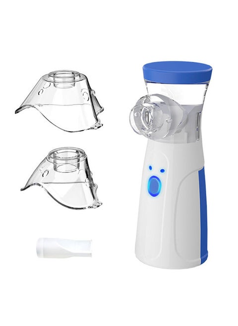 Ultrasonic Portable Nebulizer, USB Rechargeable Portable Nebulizer with Mouthpiece, Nebulizer Machine for Adults & Kids with Auto Clean, Travel, Home, Daily use