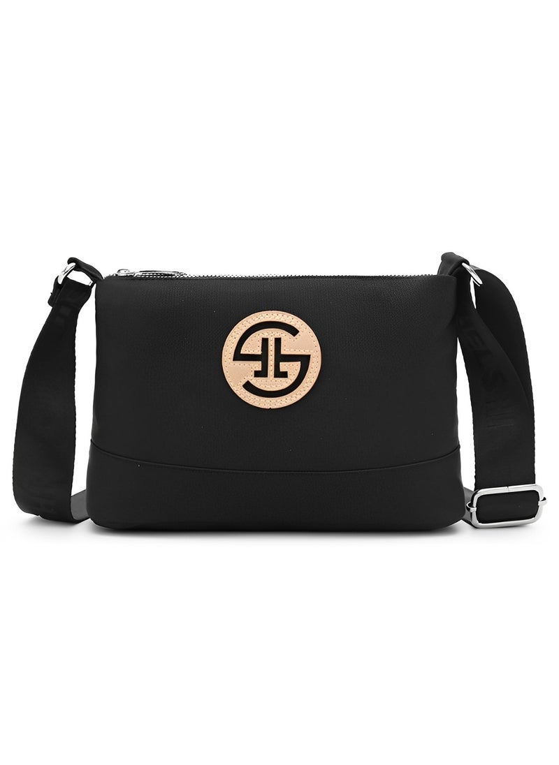REOCLE Women's Shoulder Handbags Fashion Vegan Leather Crossbody Bag with Adjustable Strap & Large Capacity & Simple Style Shoulder Purse for Ladies  - Image 2