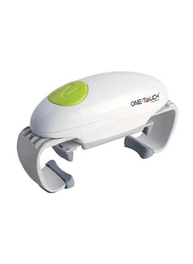 One Touch Automatic Jar Opener White 17 x 10cm - Image 1