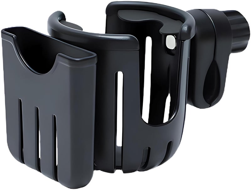 Scooter Equipping - Universal Black Phone Cup Holder Three Hundred Sixty Degree Rotating for Bikes, Wheelchairs, Strollers, Strollers and Strollers Very Strong Construction - Image 1