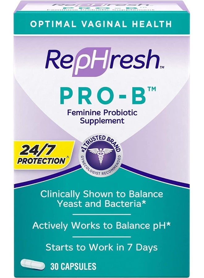 Rephresh Pro-B Probiotic Feminine Supplement, 30 Count - Image 1