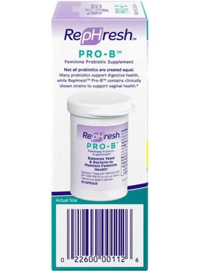 Rephresh Pro-B Probiotic Feminine Supplement, 30 Count - Image 4