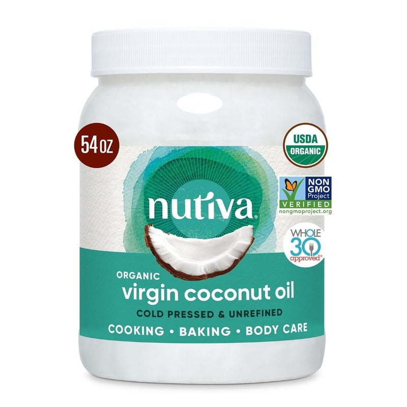 Nutiva زيت جوز الهند العضوي النقي من نوتيفا - 54 أونصة - Image 1