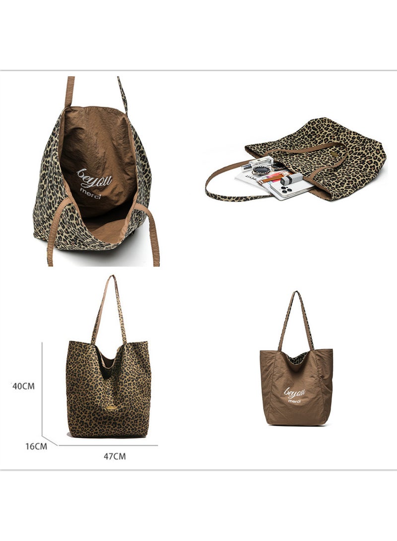 BEYOU Double Sided Tote Bag for Women, Large Shopper Bag with Inner Pocket,Lightweight Teacher Bag, Used on Both Sides Trendy Shoulder Bags, Work, Shopping, Travel - Image 2