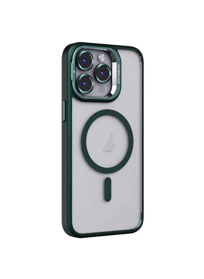 S-TOP Case For iPhone 13 Pro Max Invisible Lens Holder PC + TPU Frosted MagSafe Phone Case - Image 1