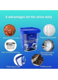 Cleaner Beauty Multi-purpose cleaning paste for removing stains and rust, restoring shine to stainless steel appliances  - Image 2