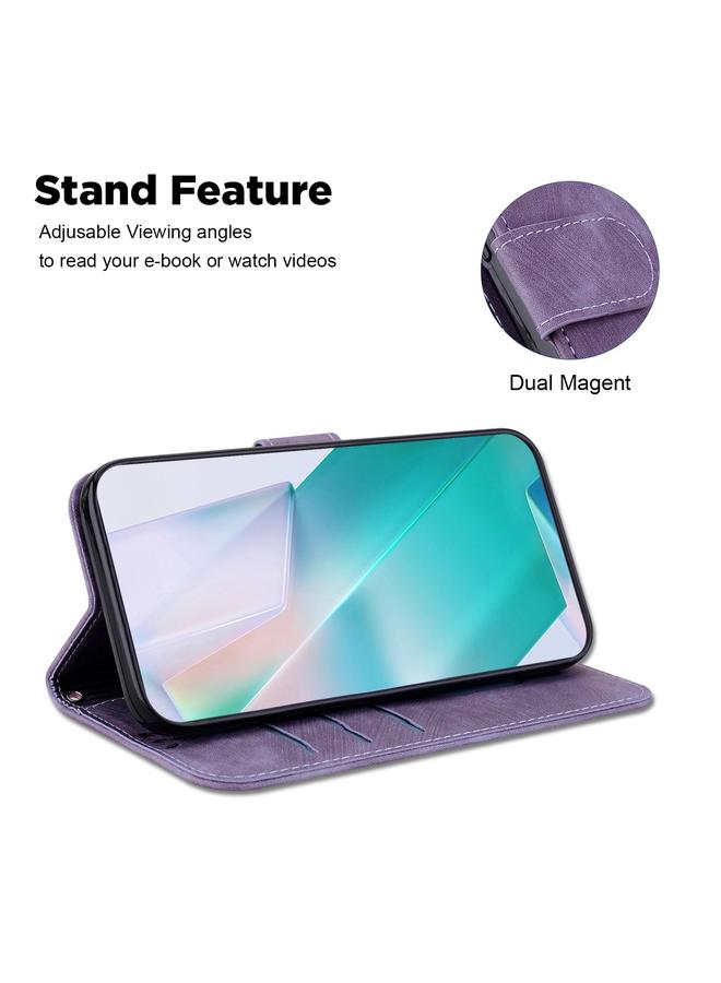 S-TOP Case For Redmi K40 / K40 Pro Little Tiger Embossed Leather Phone Case - Image 5