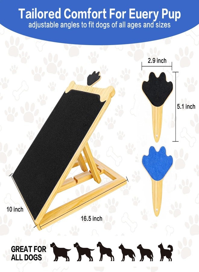 FL Falatier Dog Scratch Board for Nails, Adjustable Nail Filing Board with Mini Handheld Scratch Pad, Dog Nail File Alternative to Clippers and Grinders, Stress-Free at-Home Nail Care - Image 2