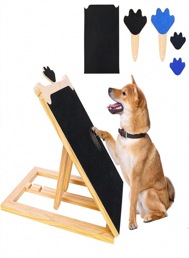 FL Falatier Dog Scratch Board for Nails, Adjustable Nail Filing Board with Mini Handheld Scratch Pad, Dog Nail File Alternative to Clippers and Grinders, Stress-Free at-Home Nail Care - Image 1