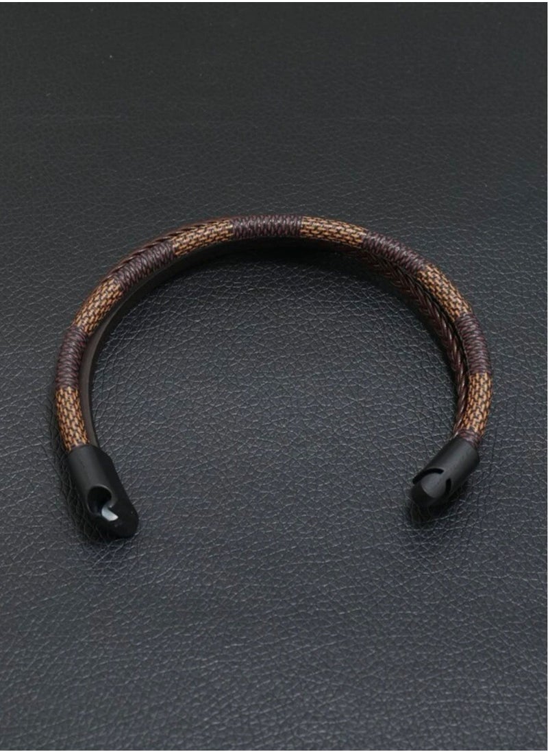 Luxury Concept - Elegant High Quality Of PU Leather Bracelet For Men - Image 1