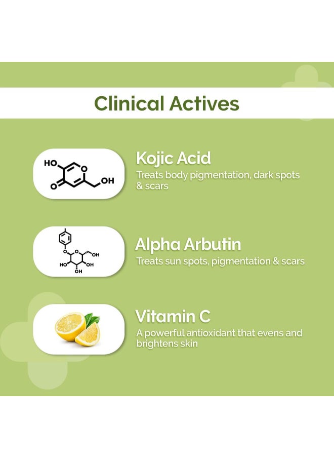 THE derma Co - The Derma Co 1% Kojic Acid Daily Glow Body Serum Lotion For Skin Radiance - 250ml - Image 1