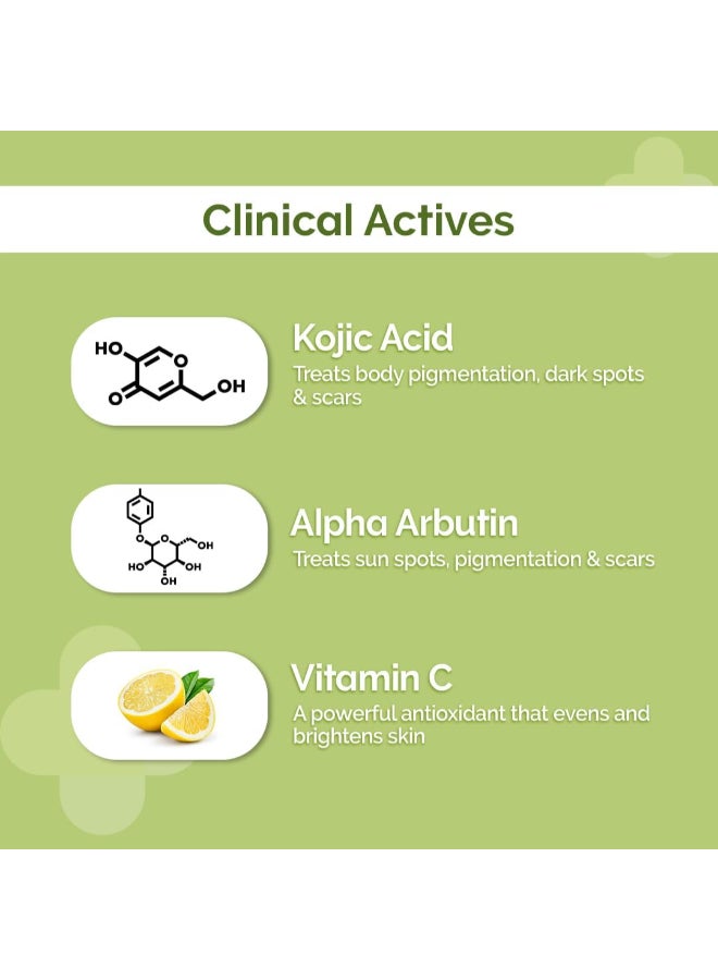 THE derma Co لوشن مصل الجسم اليومي من ذا ديرما كو 1% حمض الكوجيك لإشراق البشرة - 250 مل - Image 4