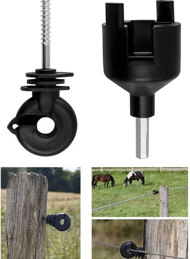 محول مثقاب السياج الكهربائي لحلقات العوازل الطويلة ذات الشريط الإزاحي اللون C - Image 5