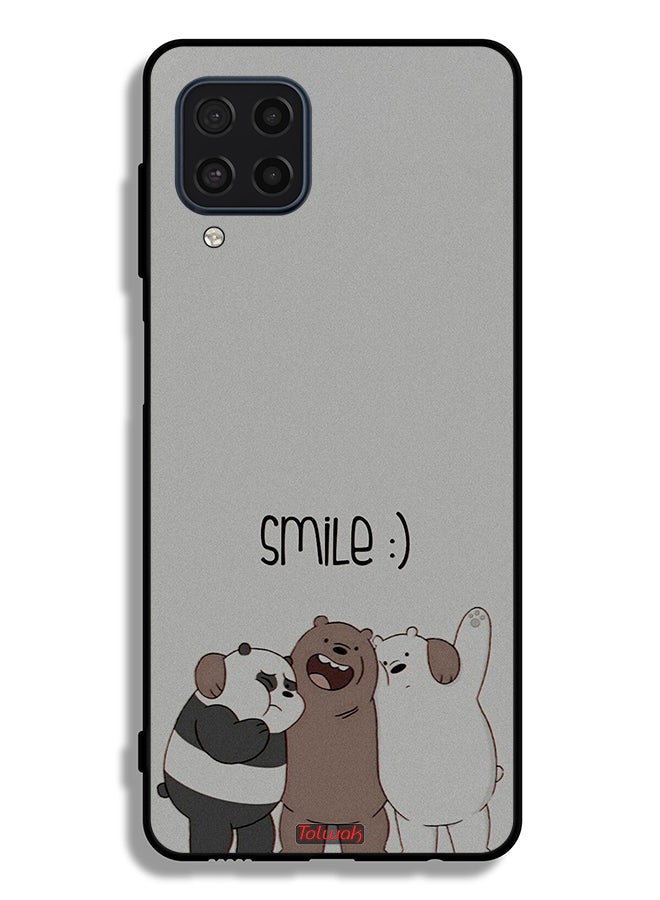 Tolwak Samsung Galaxy F22 Protective Case Cover Friends Smile - Image 2
