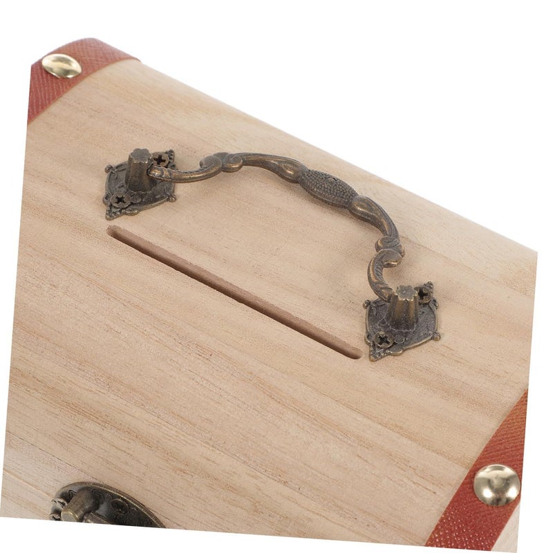 1Pc Creative Wooden Money Saving Box Versatile Bank For Premium Decor Fun Room Encourages Savings - Image 4