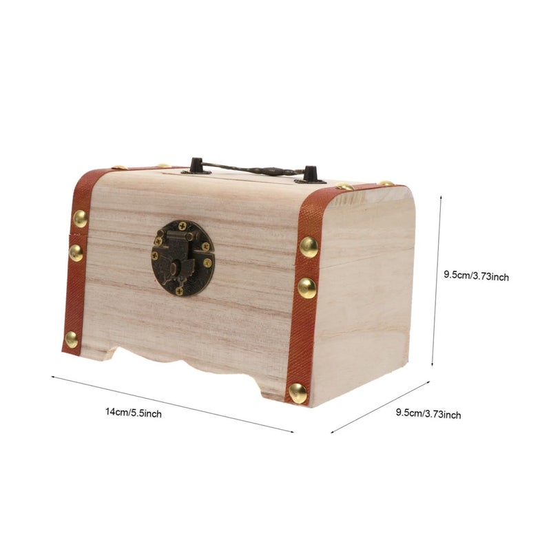 1Pc Creative Wooden Money Saving Box Versatile Bank For Premium Decor Fun Room Encourages Savings - Image 3