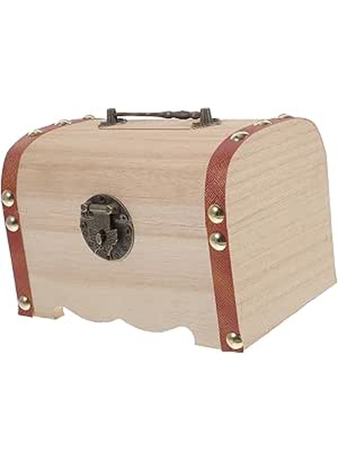 1Pc Creative Wooden Money Saving Box Versatile Bank For Premium Decor Fun Room Encourages Savings - Image 1