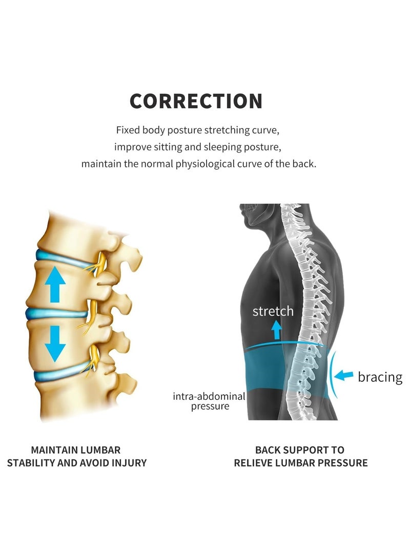 Ru syanl Decompression Back Belt for Lower Back Pain Relief Lumbar Decompression Belt Men and Women Lumbar Traction Device - Image 2