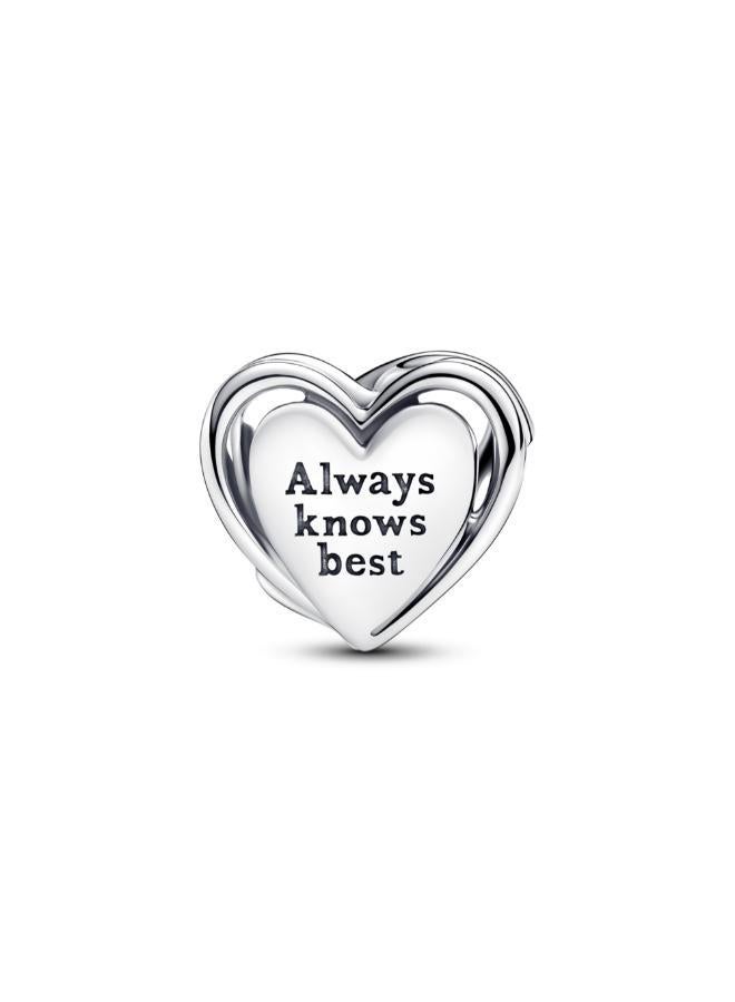 PANDORA Openwork Mum & Heart Charm - Image 2