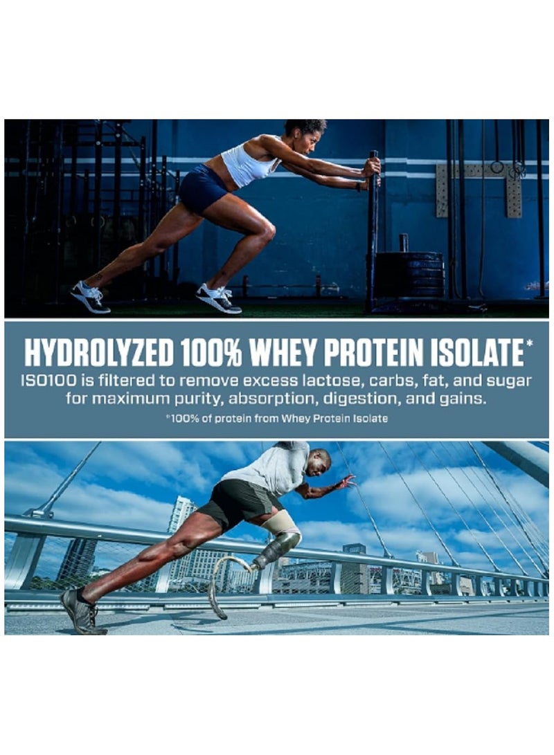 Dymatize ISO 100 Isolated Whey Protein aND Body Builder Creatine 30 Servings, 25g of Protein, 5.5g BCAAs- Gourmet Chocolate, 5 lb - Image 4
