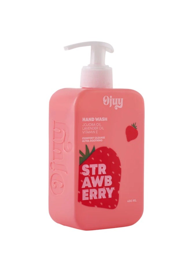 Ojuy - Strawberry Hand wash 400 ML - Image 1