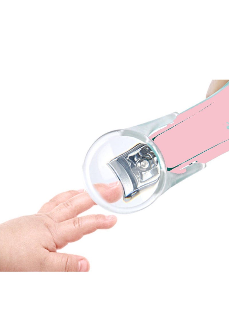 Luqu Nail Clipper With Magnifier Pink