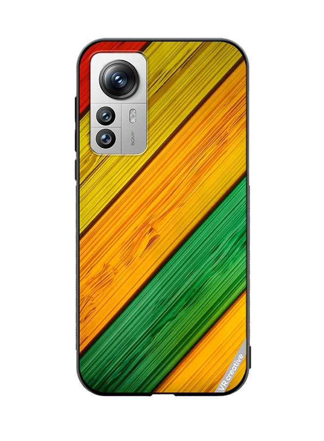 VR CREATIVE Protective Case Cover For Xiaomi 12X Flower Design Multicolour - Image 1