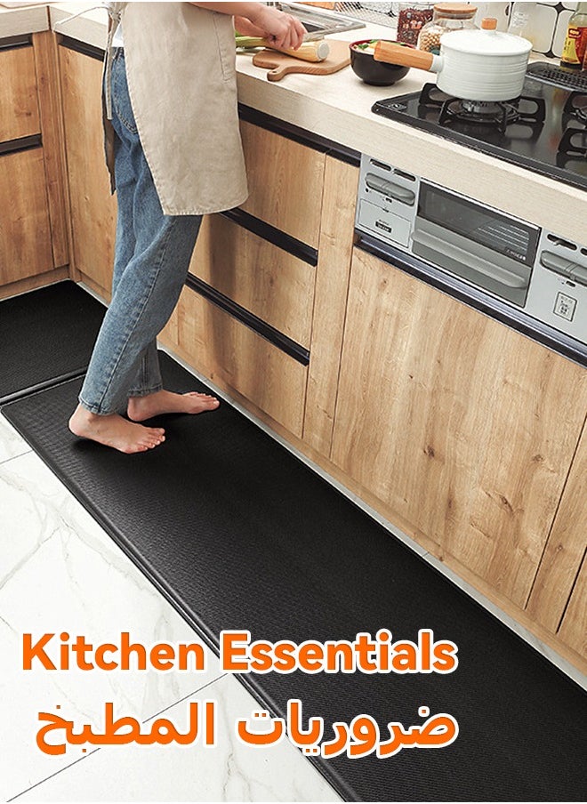 MITOYO 1-Piece Anti Fatigue Floor Mat - Waterproof and Oilproof - Multifunctional Carpet - Office Floor Rug - Yoga Mat - Kitchen Mat  - Image 4