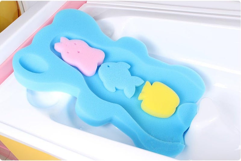 BEWAVE Comfy Baby Bath Sponge Cushion, Skid Proof Bath Mat, Yellow - Image 5